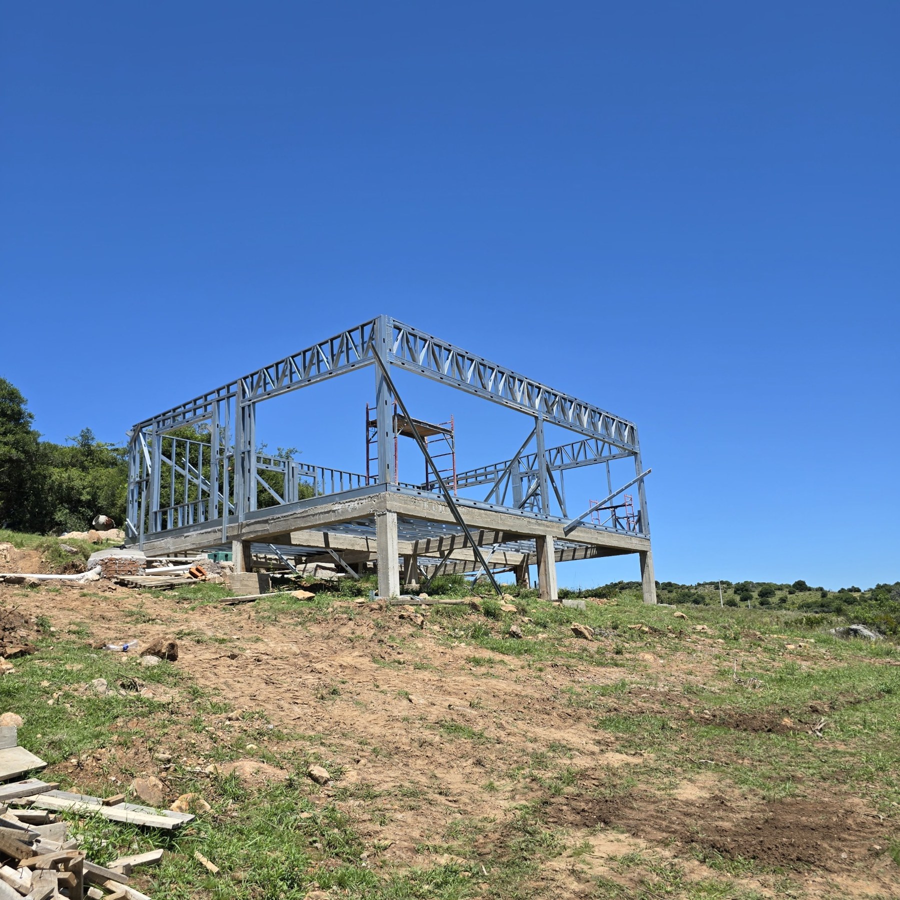 03 · Montaje de la estructura de la vivienda
