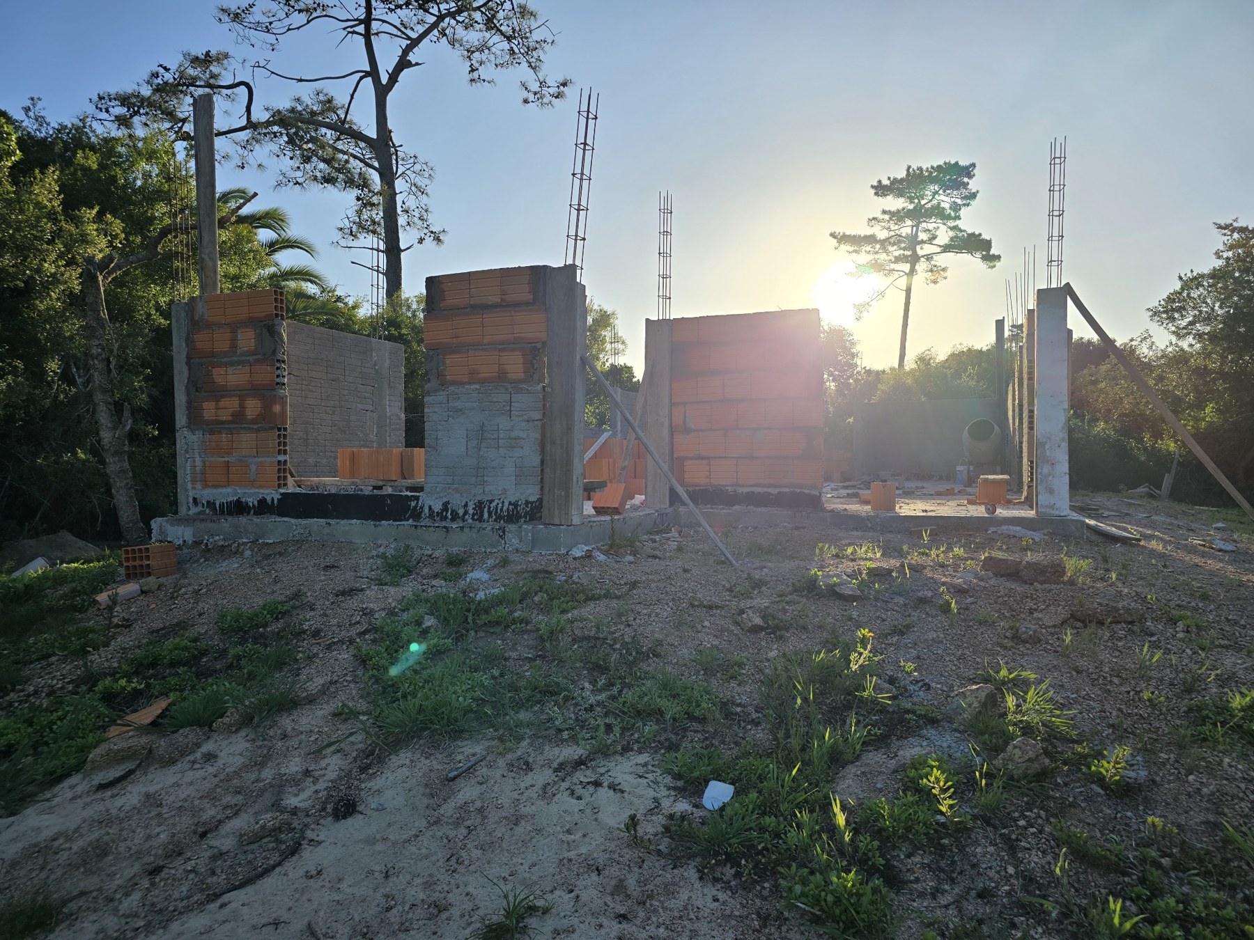 Levantamiento de muros — Proceso de obra