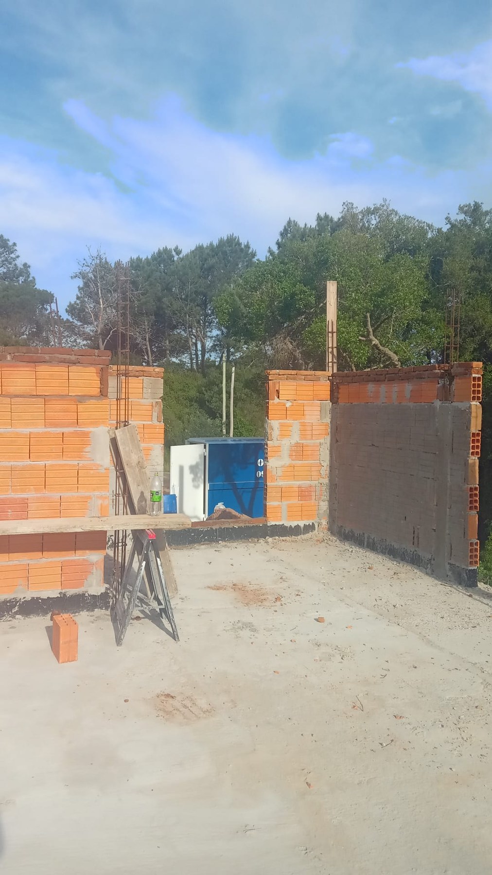 Aberturas y distribución en proceso — Proceso de obra