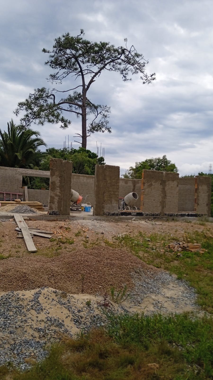 Avance del volumen de la vivienda — Proceso de obra