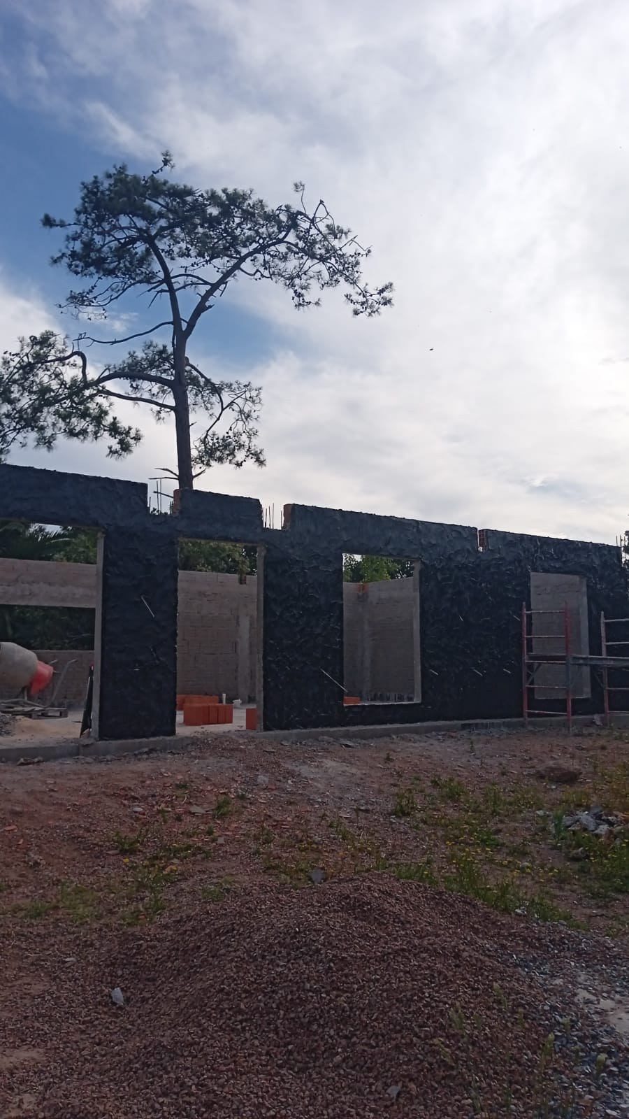 Avance de los cerramientos exteriores — Proceso de obra