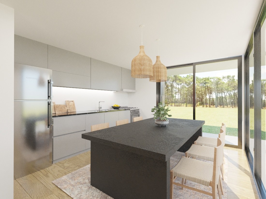 Propuesta de cocina integrada — Render